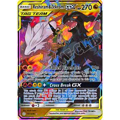 157 / 236 Reshiram & Zekrom GX rara GX foil (EN) -NEAR MINT-