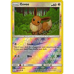 166 / 236 Eevee comune foil reverse (EN) -NEAR MINT-