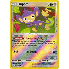 169 / 236 Aipom comune foil reverse (EN) -NEAR MINT-