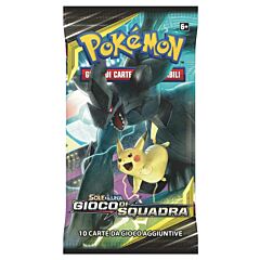 Sole e Luna Gioco di Squadra busta 10 carte Artwork Pikachu e Zekrom (IT)