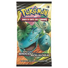Sole e Luna Gioco di Squadra busta 10 carte Artwor Celebi e Venusaur (IT)