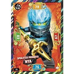 021 / 252 Spinjitzu Proibito Nya foil (IT) -NEAR MINT-