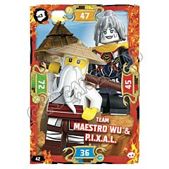 042 / 252 Team Maestro Wu & P.I.X.A.L. normale (IT) -NEAR MINT-