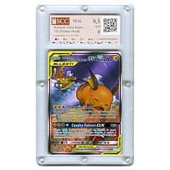 221 / 236 Raichu e Raichu di Alola GX ultra rara foil (IT) -GRADATA-SCC/08,5