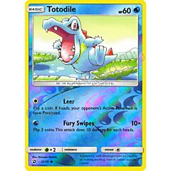 22 / 70 Totodile comune foil reverse (EN) -NEAR MINT-