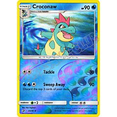 23 / 70 Croconaw non comune foil reverse (EN) -NEAR MINT-