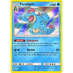 24 / 70 Feraligatr rara foil (EN) -NEAR MINT-