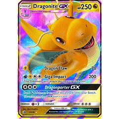 37 / 70 Dragonite GX rara GX foil (EN) -NEAR MINT-