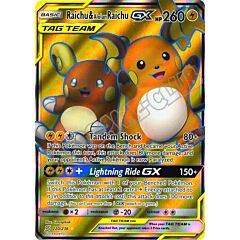 220 / 236 Raichu & Alolan Raichu GX ultra rara foil (EN) -NEAR MINT-