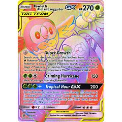 237 / 236 Rowlet & Alolan Exeggutor GX rara segreta foil (EN) -NEAR MINT-