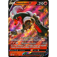 021 / 189 Houndoom V rara V foil (IT) -NEAR MINT-