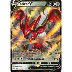 118 / 189 Scizor V rara V foil (IT) -NEAR MINT-