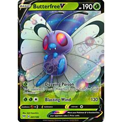 001 / 189 Butterfree V rara V foil (EN) -NEAR MINT-