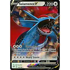 143 / 189 Salamence V rara V foil (EN) -NEAR MINT-