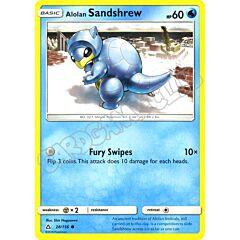 028 / 156 Alolan Sandshrew comune normale (EN) -NEAR MINT-