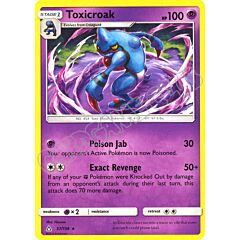 057 / 156 Toxicroak rara normale (EN) -NEAR MINT-
