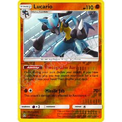 067 / 156 Lucario rara foil reverse (EN) -NEAR MINT-