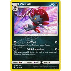 074 / 156 Weavile rara foil (EN) -NEAR MINT-