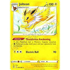 047 / 185 Jolteon rara normale (EN) -NEAR MINT-