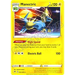 052 / 185 Manectric rara normale (EN) -NEAR MINT-