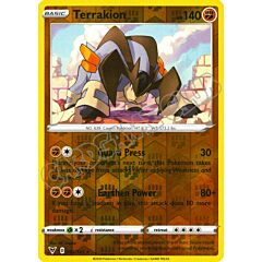 092 / 185 Terrakion rara foil reverse (EN) -NEAR MINT-