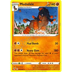 097 / 185 Mudsdale rara normale (EN) -NEAR MINT-