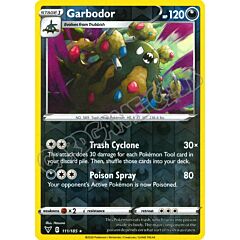 111 / 185 Garbodor rara foil reverse (EN) -NEAR MINT-