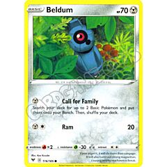 116 / 185 Beldum comune normale (EN) -NEAR MINT-