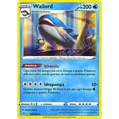032 / 185 Wailord rara foil (IT) -NEAR MINT-