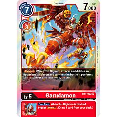 BT01-EN022 Garudamon super rara foil (EN) -NEAR MINT-