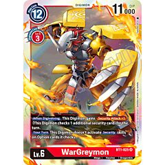 BT01-EN025 WarGreymon super rara foil (EN) -NEAR MINT-