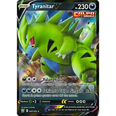 097 / 163 Tyranitar V Rara Holo V foil (IT) -NEAR MINT-