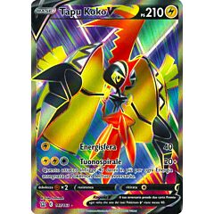 147 / 163 Tapu Koko V Ultra Rara V Full Art foil (IT) -NEAR MINT-