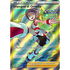 160 / 163 Impegno di Ornella Ultra Rara Full Art foil (IT) -NEAR MINT-