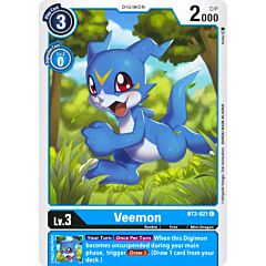 BT02-EN021 Veemon comune normale (EN) -NEAR MINT-