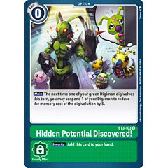 BT03-EN103 Hidden Potential Discoveder! non comune normale (EN) -NEAR MINT-