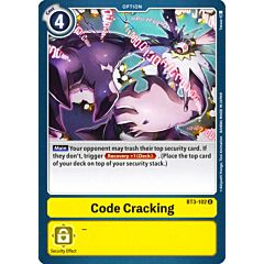 BT03-EN102 Code Cracking non comune normale (EN) -NEAR MINT-