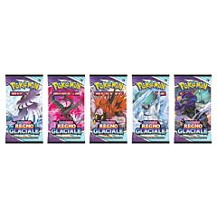 Spada e Scudo Regno Glaciale 5 buste da 10 carte con Artworks Diversi (IT)
