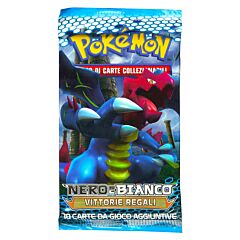 Nero e Bianco Vittorie Regali busta 10 carte Artwork Druddigon (IT)