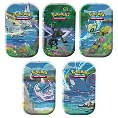 Spada e Scudo Destino Splendente Mini Tin da collezione 5 Tin: Reshiram, Zarude, Celebi, Manaphy, Kyogre (IT)