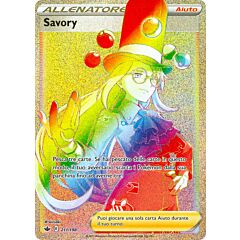 211 / 198 Savory Rara Segreta Rainbow foil (IT) -NEAR MINT-