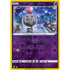 055 / 163 Spoink Comune Reverse foil (EN) -NEAR MINT-