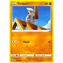 073 / 163 Timburr Comune normale (EN) -NEAR MINT-