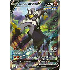 153 / 163 Rapid Strike Urshifu V Ultra Rara V Full Art foil (EN) -NEAR MINT-