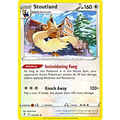 135 / 203 Stoutland Rara normale (EN) -NEAR MINT-