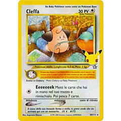 20 / 111 Cleffa Rara Segreta Holo Foil (IT) -NEAR MINT-