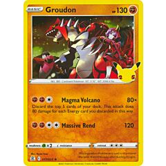 17 / 25 Groudon Rara Foil (EN) -NEAR MINT-