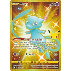 25 / 25 Mew Rara Gold Foil (EN) -NEAR MINT-