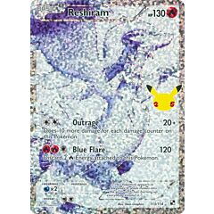 113 / 114 Reshiram Rara Segreta Full Art Foil (EN) -NEAR MINT-