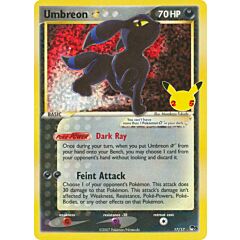 17 / 17 Umbreon Rara Segreta Gold Star Foil (EN) -NEAR MINT-